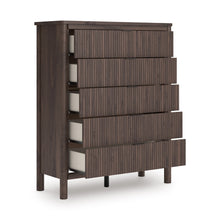 Load image into Gallery viewer, Cadmori Five Drawer Wide Chest

