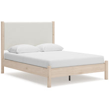 Load image into Gallery viewer, Cadmori Queen Upholstered Panel Bed
