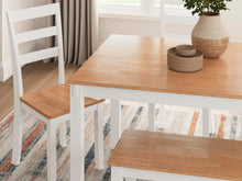 Load image into Gallery viewer, Gesthaven Dining Table with 4 Chairs and Bench
