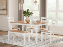 Load image into Gallery viewer, Gesthaven Dining Table with 4 Chairs and Bench
