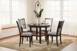 Langwest Dining Table and 4 Chairs