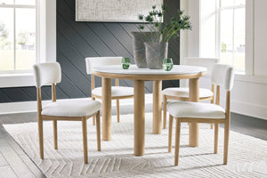 Sawdyn Round Dining Room Set 5 pc