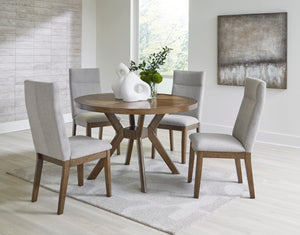 Roanhowe Round Dining Room Set 5 pc
