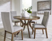 Load image into Gallery viewer, Roanhowe Round Dining Room Set 5 pc
