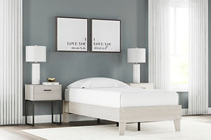 Socalle Twin Platform Bed with 2 Nightstands