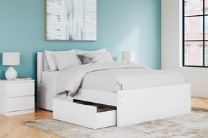 Onita Queen Panel Platform Bed with 1 Side Storage