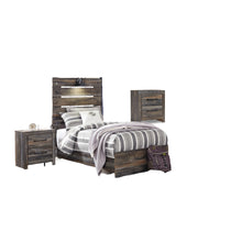 Load image into Gallery viewer, Drystan Twin Panel Bed with 2 Nightstands
