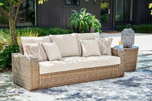 Load image into Gallery viewer, Sandy Bloom Outdoor Sofa with Cushion
