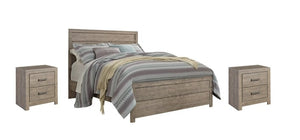 Culverbach Queen Panel Bed with 2 Nightstands