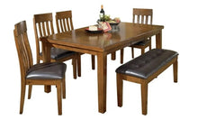 Load image into Gallery viewer, Ralene Dining Table and 4 Chairs and Bench
