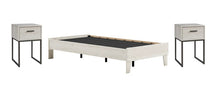 Load image into Gallery viewer, Socalle Twin Platform Bed with 2 Nightstands
