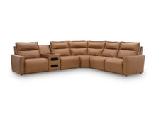 Load image into Gallery viewer, Arrington 6-Piece Power Reclining Sectional with Audio Console
