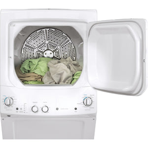 Electric Unitized Spacemaker 4.4Cu. Ft. (IEC) Washer / 5.9 Cu. Ft. Dryer White GE