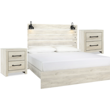 Load image into Gallery viewer, Cambeck King Panel Bed with 2 Nightstands
