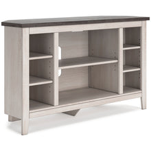 Load image into Gallery viewer, Dorrinson Corner TV Stand with Electric Fireplace
