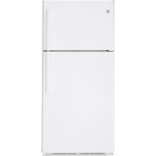 Load image into Gallery viewer, GE® Energy Star 18 Cu. Ft. Top-Freezer Refrigerator White
