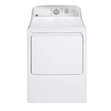 Load image into Gallery viewer, GE 6.2 cu.ft. Top Load Electric Dryer with SaniFresh Cycle White - GTX33EBMRWS
