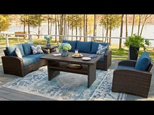 Load and play video in Gallery viewer, Windglow Outdoor Sofa with Cushion
