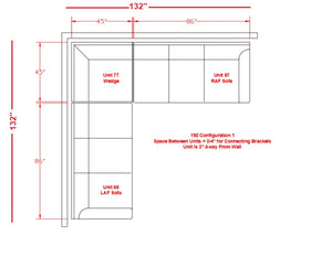 Rawcliffe 3 Piece Sectional