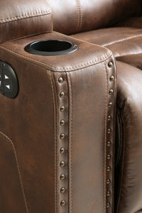 Owner's Box Power Recliner with Adjustable Headrest