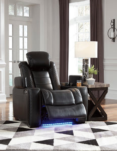 Party Time Power Recliner with Adjustable Headrest