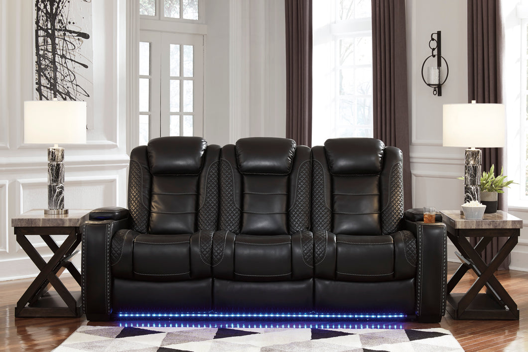 Party Time Power Reclining Sofa with Adjustable Headrest