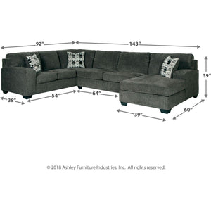 Ballinasloe 3 Piece RAF Sectional