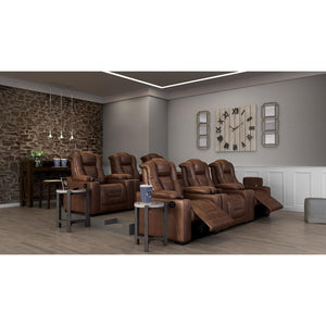 Owner's Box Power Recliner with Adjustable Headrest