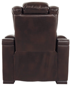 Warnerton Power Recliner with Adjustable Headrest