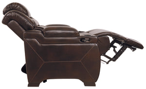 Warnerton Power Recliner with Adjustable Headrest