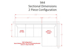 Load image into Gallery viewer, Coulee Point 2-piece Sectional
