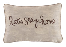 Load image into Gallery viewer, Lets Stay Home Accent Pillow

