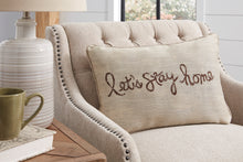 Load image into Gallery viewer, Lets Stay Home Accent Pillow
