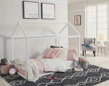 Load image into Gallery viewer, Flannibrook Twin House Bed Frame

