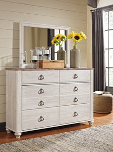 Willowton Dresser With Mirror Option