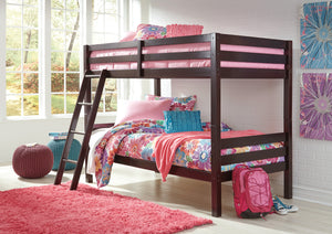 Halanton Twin/Twin Bunk Bed w/Ladder