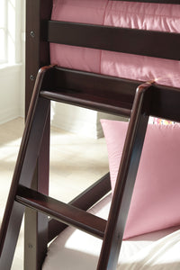 Halanton Twin/Twin Bunk Bed w/Ladder