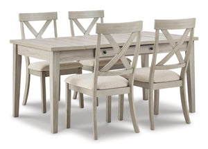 Parellen Dining Table and 4 Chairs