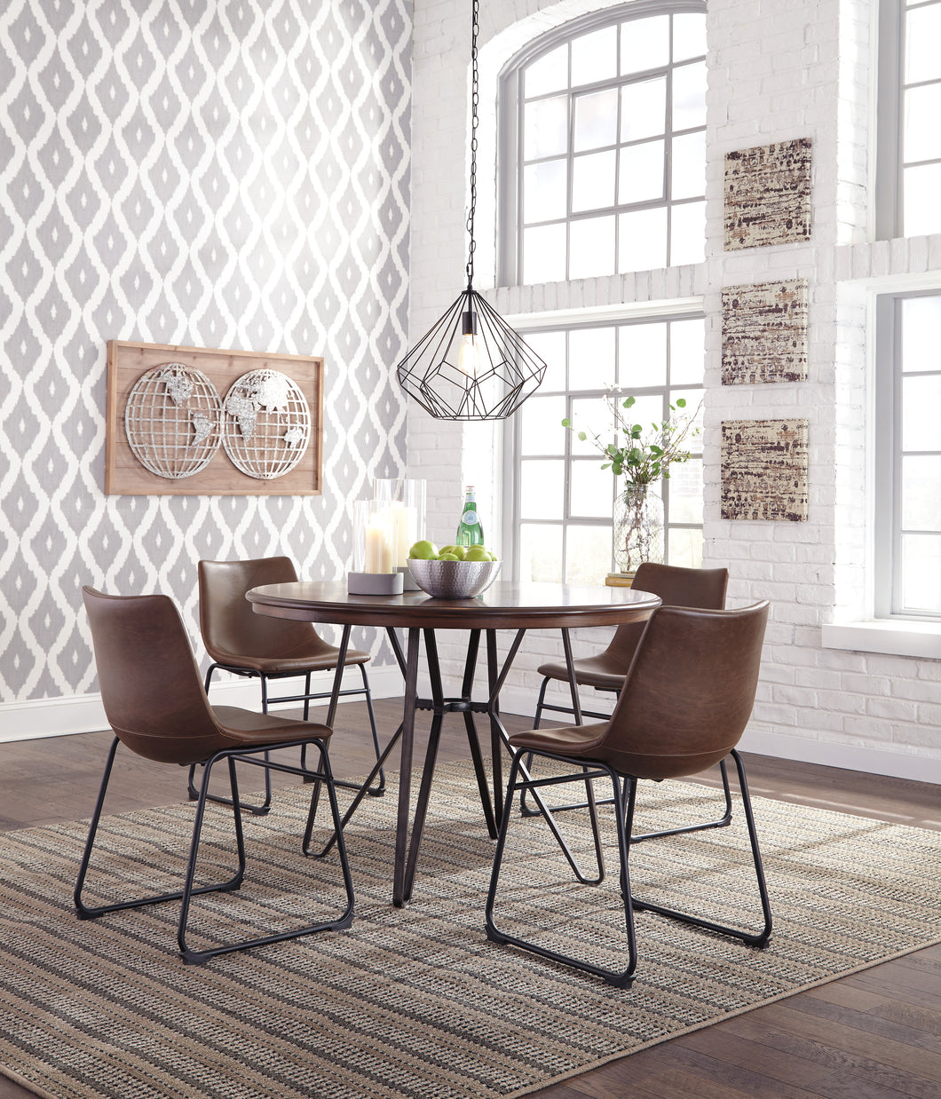 Centiar 5 Piece Round Table & Chairs