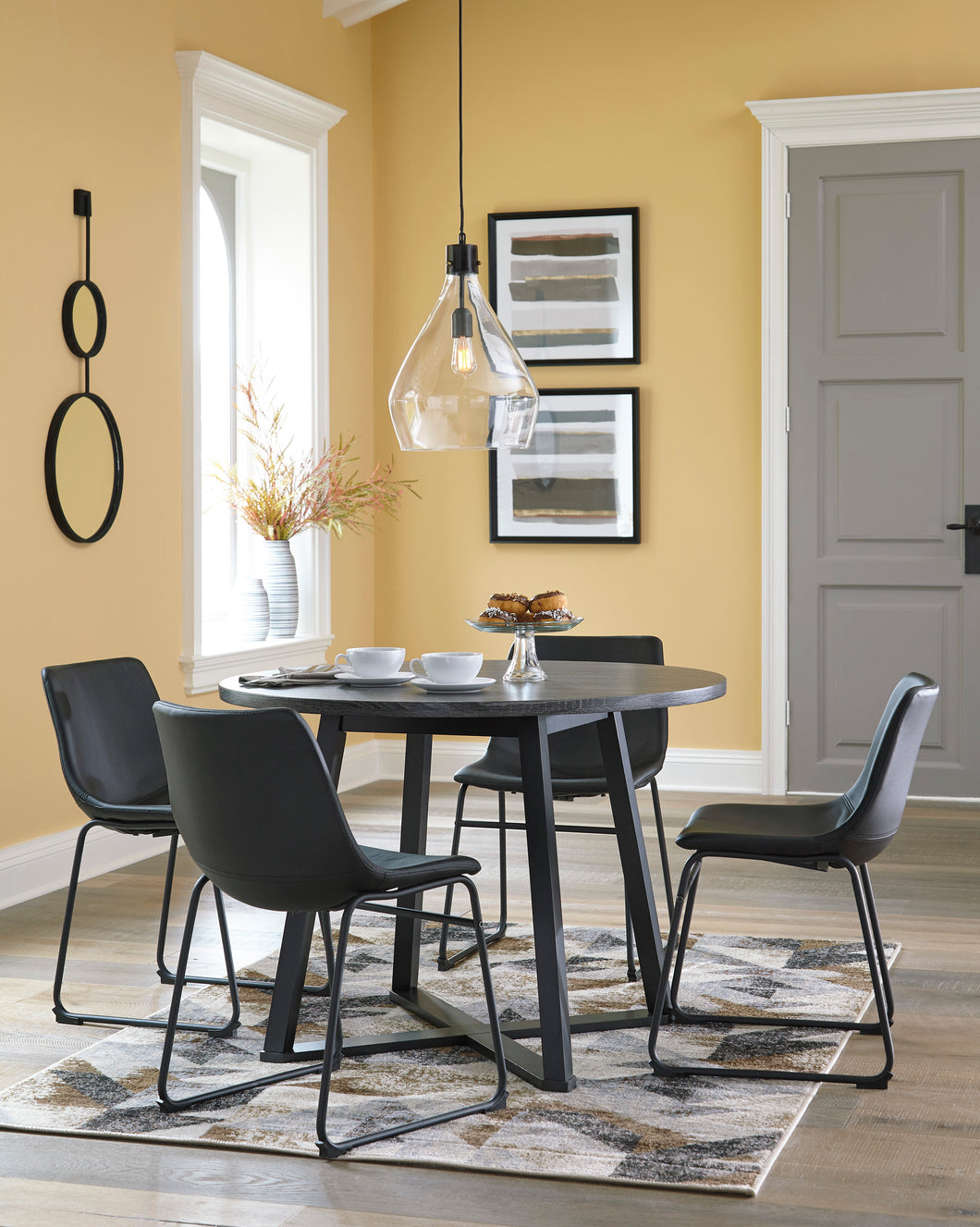 Centiar 5 Piece Round Table & Chairs