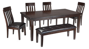 Haddigan Dining Table 4 Chairs and Bench