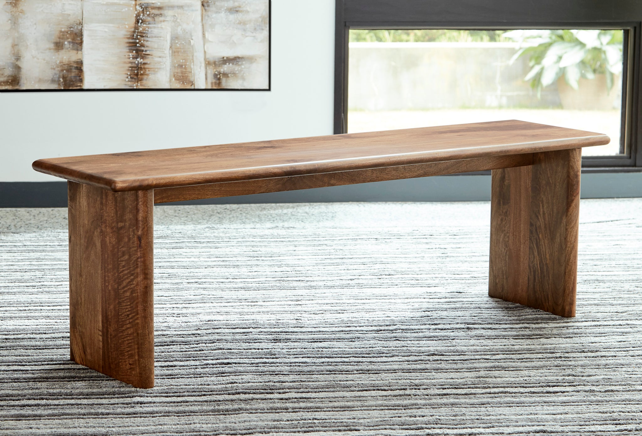 Isanti Dining Table 4 Chairs and Bench – Ashley HomeStore