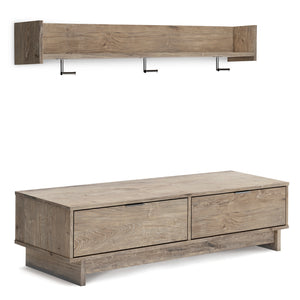 Oliah Bench with Coat Rack