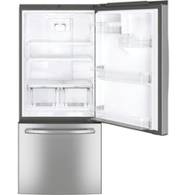 Load image into Gallery viewer, GE 20.9 cu.ft. Bottom Freezer Refrigerator
