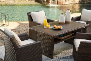 Easy Isle Outdoor Dining Table and 4 Chairs