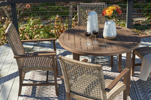 Germalia Outdoor Dining Table and 4 Chairs