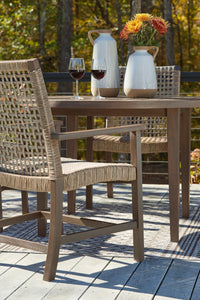 Germalia Outdoor Dining Table and 4 Chairs