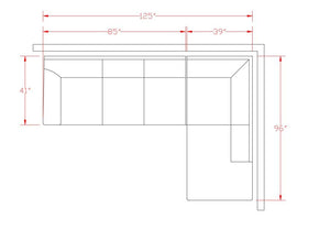 Maderla RAF 2 Piece Sectional