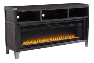 Todoe LG TV Stand With Fireplace
