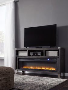 Todoe LG TV Stand With Fireplace